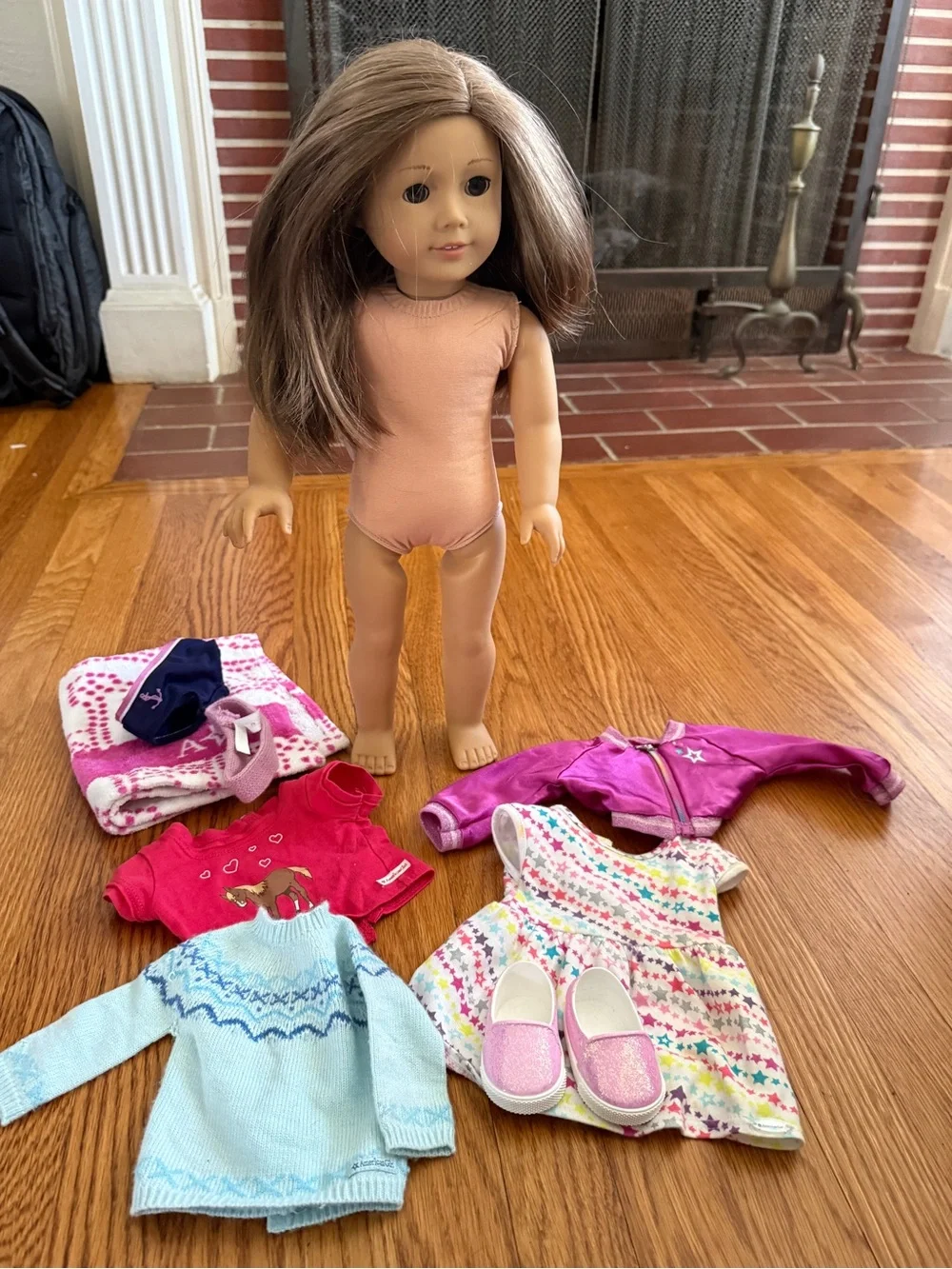 American Girl just like you doll with clothes